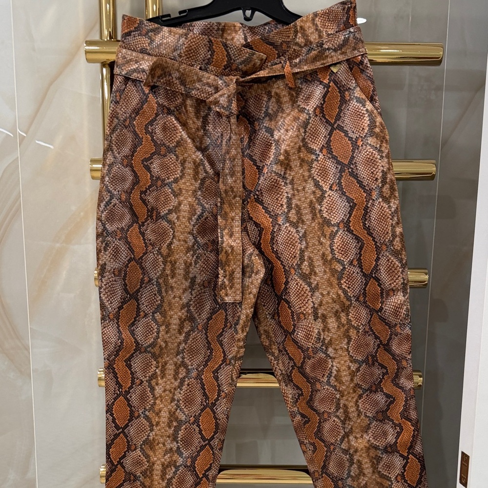 Snake Print Women's Pants